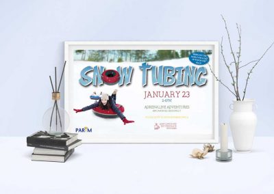 PARIM Snow Tubing Poster