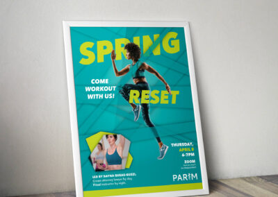 PARIM Spring Fitness Poster