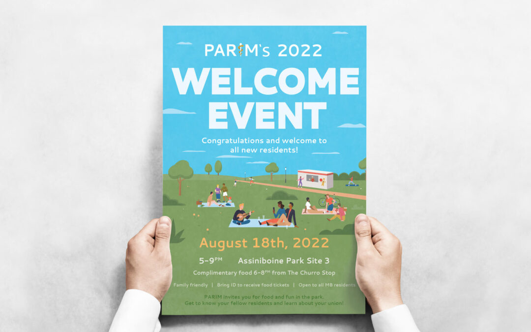 PARIM Welcome Event Promotional Materials
